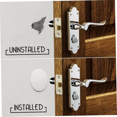 4 قطع من وسادات حماية الحائط لاصقة ممتص الصدمات للباب لتقليل الضوضاء وامتصاص الصدمات، واقيات حائط متينة للاستخدام المنزلي، سهلة التركيب in Saudi Arabia