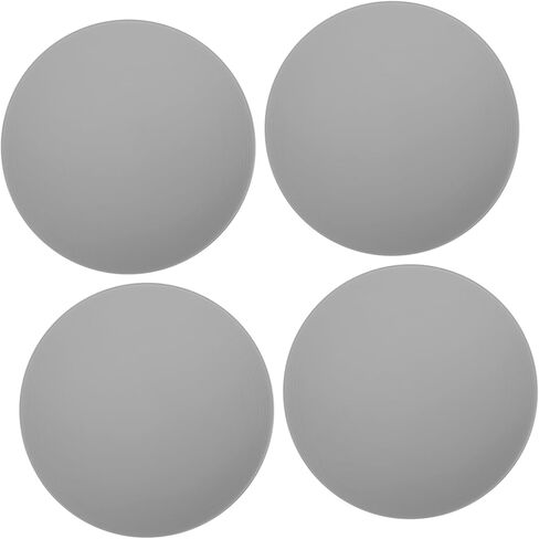 Gadpiparty 4Pcs Self Adhesive Door Handle Bumper Guards Grey Wall Protectors for Door Knobs Wall Protection Pads Prevent Damage to Walls from Doors Suitable for Cabinets in Saudi Arabia