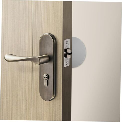 Gadpiparty 4Pcs Self Adhesive Door Handle Bumper Guards Grey Wall Protectors for Door Knobs Wall Protection Pads Prevent Damage to Walls from Doors Suitable for Cabinets in Saudi Arabia