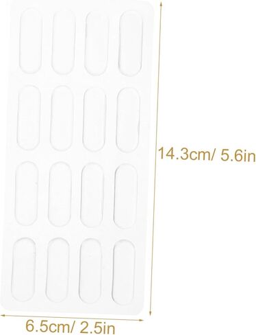 Tofficu 2Pcs Silicone Cabinet Door Bumpers Non Slip Furniture Protection Pads for Cabinets and Tabletops Durable Bumper Strips with Strong Adhesion in Saudi Arabia