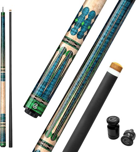 Z LUK Carbon Fiber Pool Cue Stick, Low Deflection Billiard Cue Sticks 12.5mm Tip, Professional Pool Stick for Adults with 3/8-8 Stainless Steel Joint in Saudi Arabia