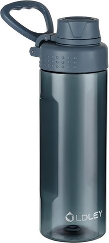 OLDLEY Water Bottles 20oz BPA Free Tritan Water Bottle with Carry Handle and Spout Lid, Leakproof Kids Water Bottle for Home,Travel, School, Outdoors, Transparent in Saudi Arabia