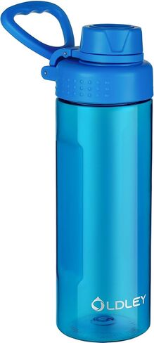 OLDLEY Water Bottles 20oz BPA Free Tritan Water Bottle with Carry Handle and Spout Lid, Leakproof Kids Water Bottle for Home,Travel, School, Outdoors, Transparent in Saudi Arabia