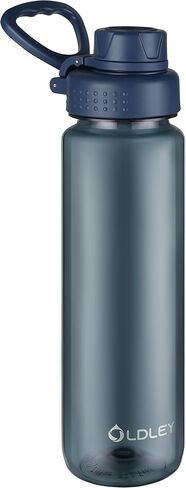 OLDLEY Water Bottles 20oz BPA Free Tritan Water Bottle with Carry Handle and Spout Lid, Leakproof Kids Water Bottle for Home,Travel, School, Outdoors, Transparent in Saudi Arabia