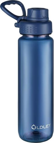 OLDLEY Water Bottles 20oz BPA Free Tritan Water Bottle with Carry Handle and Spout Lid, Leakproof Kids Water Bottle for Home,Travel, School, Outdoors, Transparent in Saudi Arabia