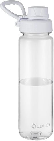 OLDLEY Water Bottles 20oz BPA Free Tritan Water Bottle with Carry Handle and Spout Lid, Leakproof Kids Water Bottle for Home,Travel, School, Outdoors, Transparent in Saudi Arabia