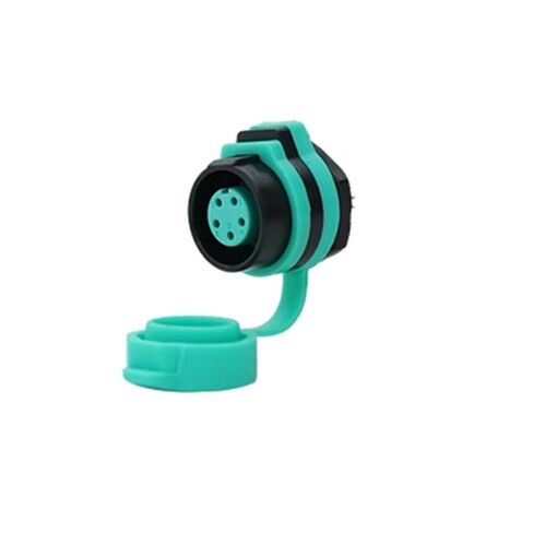 M12 مقبس الطيران مقاوم للماء 2-3-4 الأساسية 5-6-7-8 دبوس الطاقة مقعد مستدير موصل سريع (2 الأساسية الجوز الخلفي المقبس 5A250V) in Kuwait
