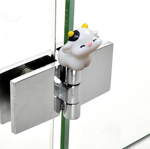 Cute Mini Creative Face Kissed Little Cow Hinge Heads Decorative Topper Set 6PCS, Home Decoration,Magnetic Hinge Head Toppers Door Hinge in Saudi Arabia