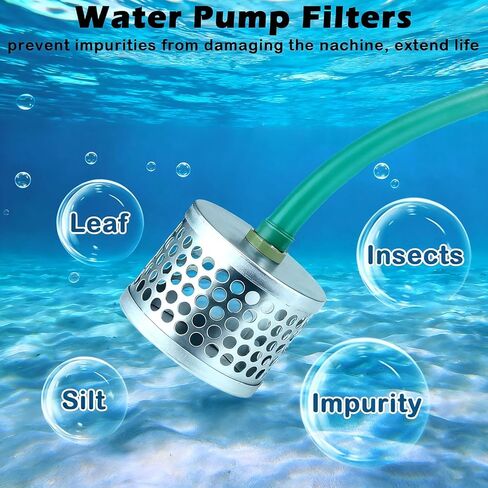 مصفاة شفط بفتحة مستديرة مقاس 2 بوصة للمضخات، مصفاة شفط مضخة مطلية بالفولاذ الكربوني NPT لإزالة قمامة الحطام مما يقلل من دخول المواد الصلبة in Kuwait