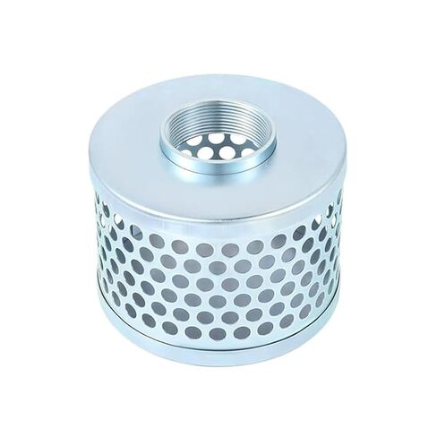 مصفاة شفط بفتحة مستديرة مقاس 2 بوصة للمضخات، مصفاة شفط مضخة مطلية بالفولاذ الكربوني NPT لإزالة قمامة الحطام مما يقلل من دخول المواد الصلبة in Kuwait