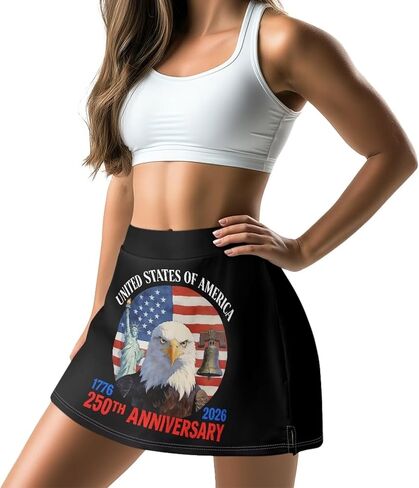 تنورة غولف للسيدات ، تنس تنس مرتفع خفيفة الوزن مع شورتات جيب للتجريب الرياضي in Kuwait