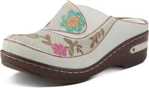 SPRING STEP L'Artiste Women's Chino-Flower Clog in Saudi Arabia