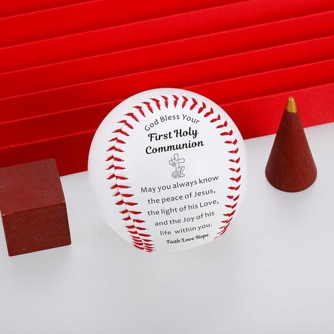 VANLOVEMAC First Communion Gifts for Boys Religious Baseball 1st Holy Communion Gifts for Boy Easter Basket Stuffers Baseball Gift for Boys 8-12 Baptism Confirmation Gift for Teenage Boy in Saudi Arabia