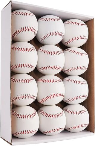 12 Pack 9 inch Sports Practice Autograph Baseballs for Adult/Youth Training Baseballs Bulk for Pitching, Throwing, Signature, Collection in Kuwait