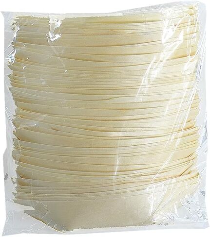 100 Pcs 7-Inch wood Appetizer Boats - Disposable Wooden Serving Trays for Canapés, Sushi, Snacks - Eco-Friendly Biodegradable Party Plates for Weddings, Birthdays, BBQs & Events in Kuwait