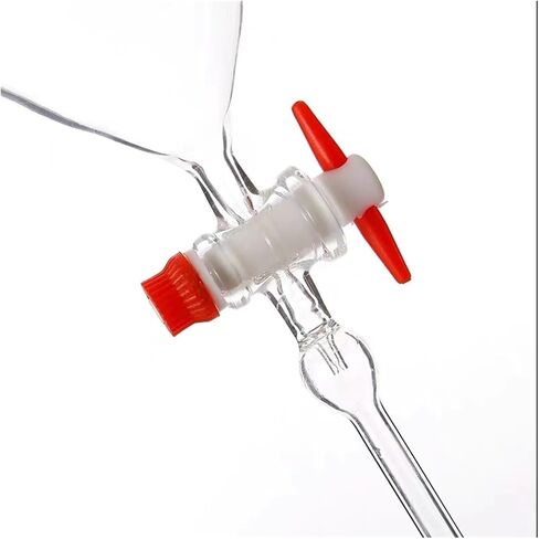 1 قطعة 25 مللي إلى 1000 مللي 19 #24 # مختبر شفاف على شكل كرة في الفم قمع فصل الزجاج مع مكبس PTFE-معدات المختبر (60 مللي 19x19) in Saudi Arabia