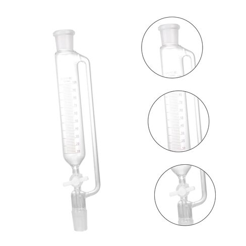 Glass Funnel with Stopcock Capacity for Laboratories and and Design in Saudi Arabia