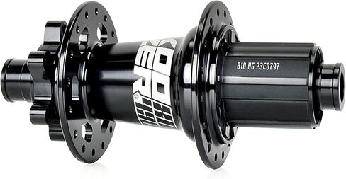 BestParts XM490 PRO MTB Mountain Bike 32H 135mm 6 Bolt Quick Release Disc Brake Hub Set، الألومنيوم الكامل 6 مخالب MTB المحور الخلفي 5x135mm HG/المحور الأمامي 5x100mm متوافق مع Shimano 8-11S وSRAM 8-10S in Saudi Arabia