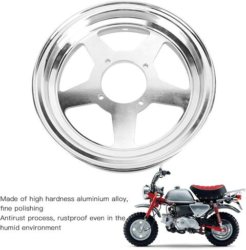 Mini Bike Wheel Rim Hub Aluminum Alloy Lightweight Strong Load Capacity Front Rear Wheel Hub for Monkey Z50 Trail Bike 10 Inch Replacement Part in Kuwait