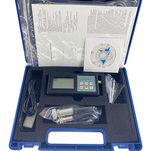 Handheld Vibration Tester Vibrometers with RS-232C Data Cable and Software Measuring Range Acceleration 0.1~400m/s²Equivalent Park Frequency Rang Acceleration 10Hz~10kHz in Saudi Arabia