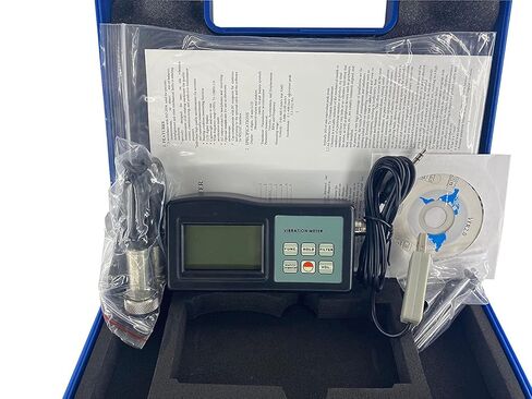 Handheld Vibration Tester Vibrometers with RS-232C Data Cable and Software Measuring Range Acceleration 0.1~400m/s²Equivalent Park Frequency Rang Acceleration 10Hz~10kHz in Saudi Arabia