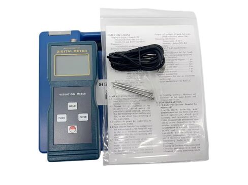 Digital Vibration Tester Vibration Analyzer with Measuring Range Acceleration 0.1~199.9m/s² 10Hz~10kHz Velocity 0.01~199.9mm/s 10Hz~1kHz for Vibration Measurement of All Rotating Machinery in Saudi Arabia