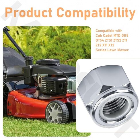 صامولة شفة سداسية (5/8-18) 712-07050 لسلسلة MTD Cub Cadet GR5 GT54 ZTS1 ZTS2 ZT1 ZT2 XT1 XT2 in Kuwait