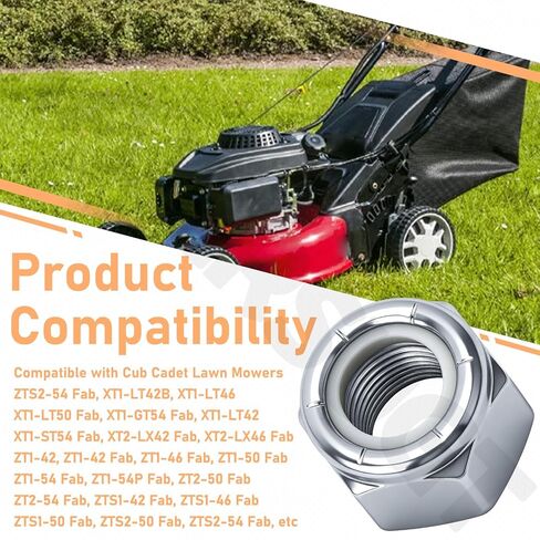 صامولة شفة سداسية (5/8-18) 712-07050 لسلسلة MTD Cub Cadet GR5 GT54 ZTS1 ZTS2 ZT1 ZT2 XT1 XT2 in Kuwait