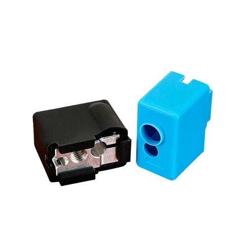 1pcs Volcano Heated Block Aluminum Heater Silicon case Cover for Volcano Hotend 3D Printer Parts(Blue) in Saudi Arabia