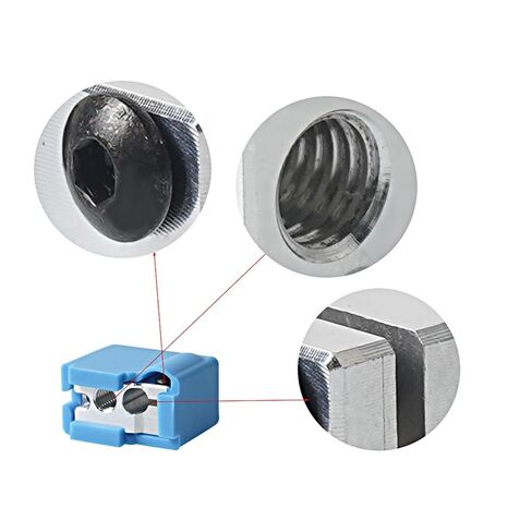 1pcs Volcano Heated Block Aluminum Heater Silicon case Cover for Volcano Hotend 3D Printer Parts(Blue) in Saudi Arabia
