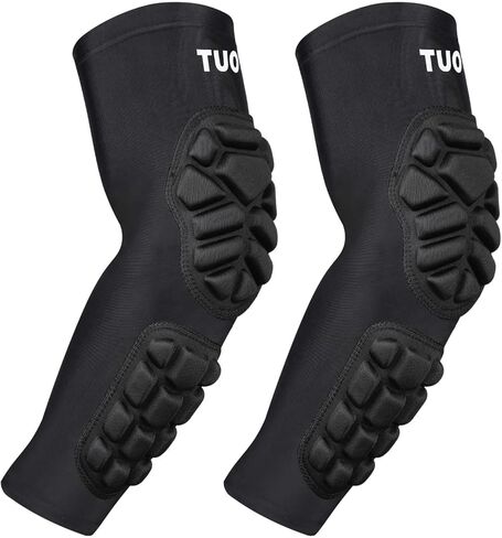 TUOY Elbow Pads Padded Elbow Arm Protection Football Elbow Padding - Youth/Adult Size (1 Pair) in Saudi Arabia