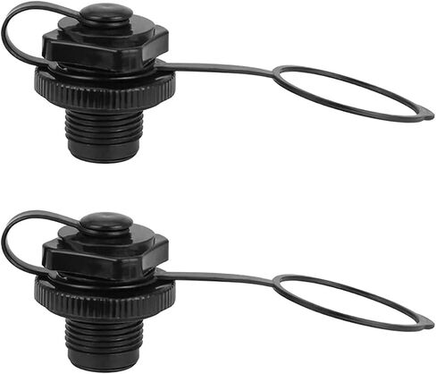 Inflatable Boat Air Valve, 24mm Inflatable Boat Spiral Air Plugs One-Way Inflation Replacement Screw for Inflatable Boat (2/Pack) in Saudi Arabia