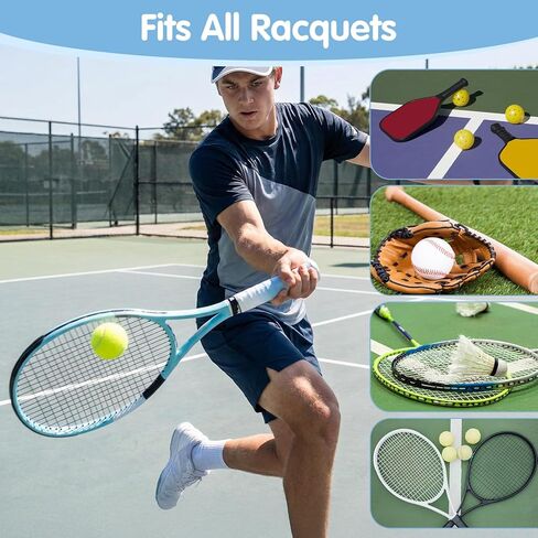 6 Pcs Tennis Racket Grip Tape, Pickleball Overgrip Tape Sweat Absorbent Tennis Overgrips Tapes Non-Slip Badminton Racket Grips Tapes Precut Replacement Overgrips for Pickleball Tenni (Gradient Color) in Saudi Arabia
