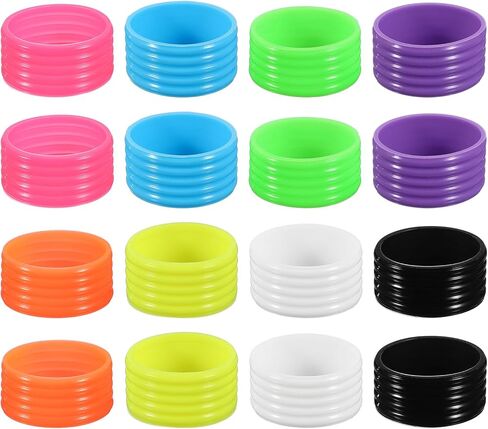 Silicone Racquet Grip Band Ring, Anti-Slip Racquet Rubber Ring, Absorbent Overgrip in Saudi Arabia