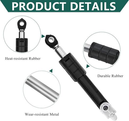 WH01X10425 ممتص الصدمات للغسالة 4 قطع متوافق مع غسالة ge يستبدل WH01X10260 1475704 1264427 AP4265856 PS1482318 EAP1482318 PD00001516 AP4368171 PS2345719 in Kuwait