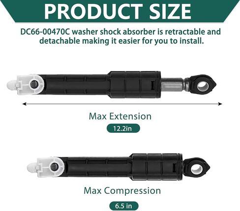 WH01X10425 ممتص الصدمات للغسالة 4 قطع متوافق مع غسالة ge يستبدل WH01X10260 1475704 1264427 AP4265856 PS1482318 EAP1482318 PD00001516 AP4368171 PS2345719 in Kuwait