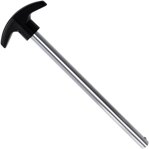 Weight Stack Pins, 3/8 Inch Diameter 6 Inch Length Heavy Duty Gym Locking Space Pin Replacement, Universal Weight Machine Pins for Fitness Exercise Equipment Home- 1 Pcs, Black in Saudi Arabia