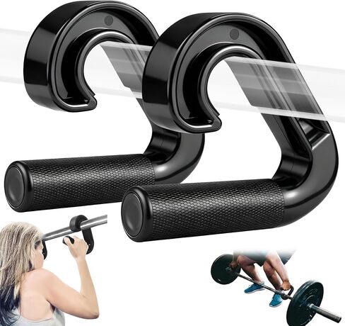 Pull Up Handles, 2 Pack Multifunctional Grip Gym Handles Robust, Ergonomic Portable Neutral Grip, for Home Gym, Strength Training, Resistance Bands Grip, Barbell, Row, Deadlift, Resistant, Bands in Kuwait
