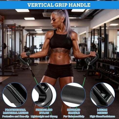 Pull Up Handles, 2 Pack Multifunctional Grip Gym Handles Robust, Ergonomic Portable Neutral Grip, for Home Gym, Strength Training, Resistance Bands Grip, Barbell, Row, Deadlift, Resistant, Bands in Kuwait