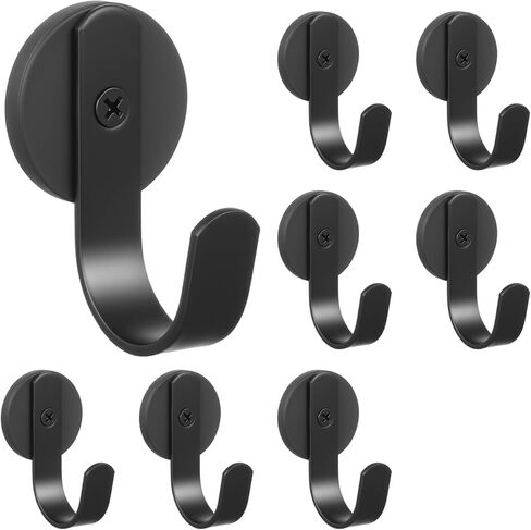 8 Pack Magnetic Hooks, Heavy Duty Strong Magnet Hangers for Grill, Refrigerator, Metal Door, Kitchen, Barbecue Tools in Kuwait
