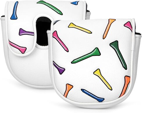 غولف مضرب يغطي OZ1 Mallet Putter Headcover Leather Golf Club مع Magnetic لـ OZ1 ، MEZZ1 ، MEZZ1 MAX PUTTER CENTER MALLET MALLET MALLET in Kuwait