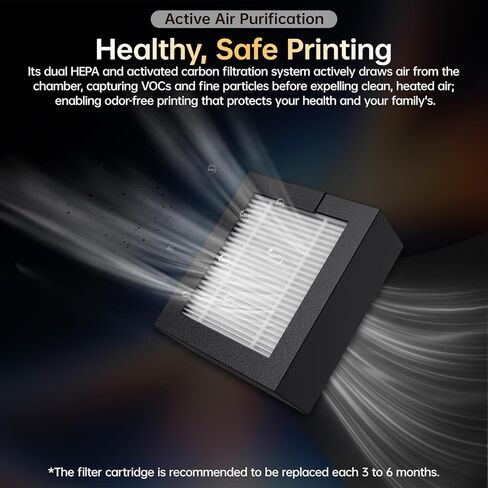 سخان الغرفة الذكي BIQU Panda Breath & سخان طابعة ثلاثي الأبعاد لتجفيف الفلتر لطابعات Bambu-Lab P1P، P1S، X1C، A1، Snapmaker U1، Voron2.4، Trident، VZBot Klipper ثلاثية الأبعاد in Kuwait