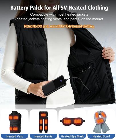 Power Bank Portable Charger 10000mah PD 22.5W ، حزمة بطارية نحيفة مع شاشة LED وإدخال/إخراج USB-C ، متوافق مع iPhone 16 15 14 13 12 ، Galaxy S24 23 22 21 ، أقراص. ، إلخ (أسود) in Kuwait
