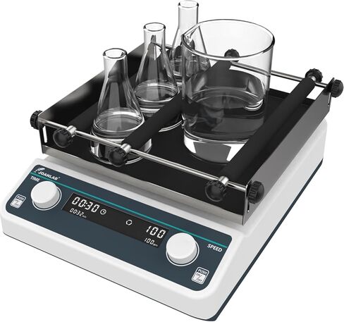 JOANLAB Digital Lab Orbital Shaker Mixer,0-200rpm Adjustable, Timed and Continuous Modes,Orbital Rotator Shaker in Kuwait