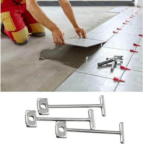 300Pcs 1/16" Replacement Steel for Flooring Wall Tile Leveling 1.4mm Leveler Replaceable Pin Reusable in Saudi Arabia