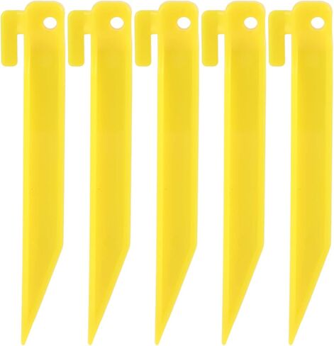 5PCS Lightweight Nylon Peg Ground Nails, Sturdy and Durable, Easy to Carry, Suitable for Sandbeach, Earth Floor, with Support for Tent Connection in Saudi Arabia