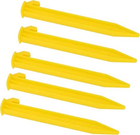5PCS Lightweight Nylon Peg Ground Nails, Sturdy and Durable, Easy to Carry, Suitable for Sandbeach, Earth Floor, with Support for Tent Connection in Saudi Arabia