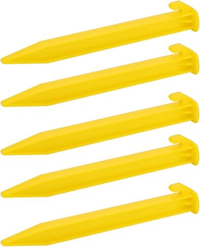5PCS Lightweight Nylon Peg Ground Nails, Sturdy and Durable, Easy to Carry, Suitable for Sandbeach, Earth Floor, with Support for Tent Connection in Saudi Arabia