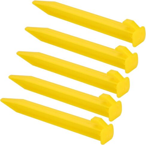 5PCS Lightweight Nylon Peg Ground Nails, Sturdy and Durable, Easy to Carry, Suitable for Sandbeach, Earth Floor, with Support for Tent Connection in Saudi Arabia