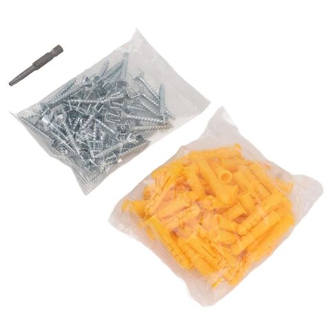 Screw Nails, Stainless Steel skirting Screws with wall Anchor and bit, for Home Decoration and Wooden Veneer Installation in Saudi Arabia